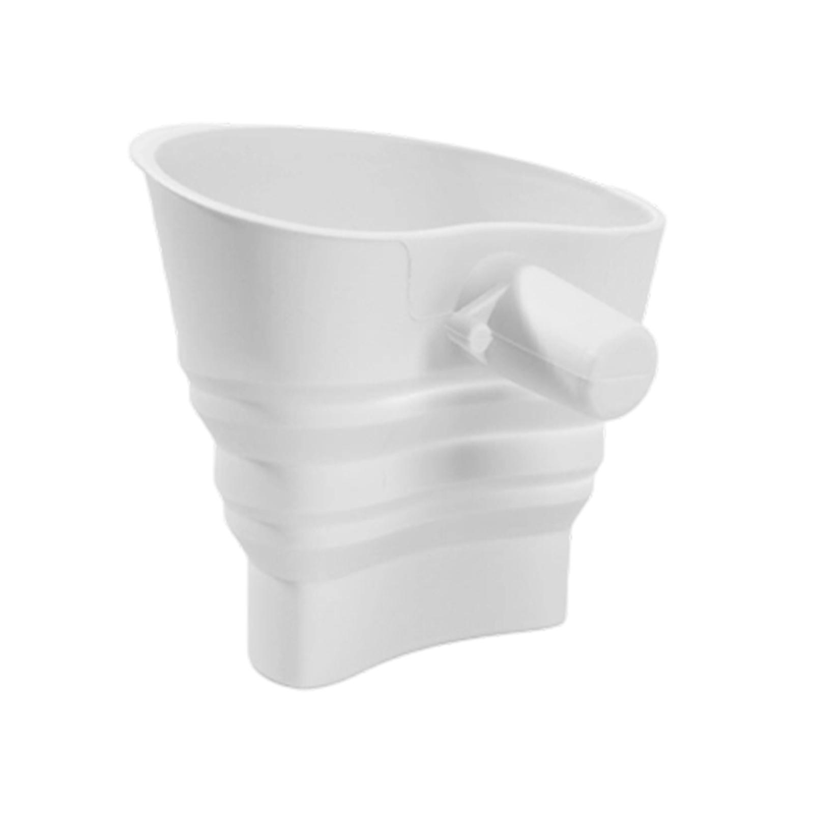 

Домашня масляна лійка Витік вина Великий калібр Лійка для наливання олії One Size білий