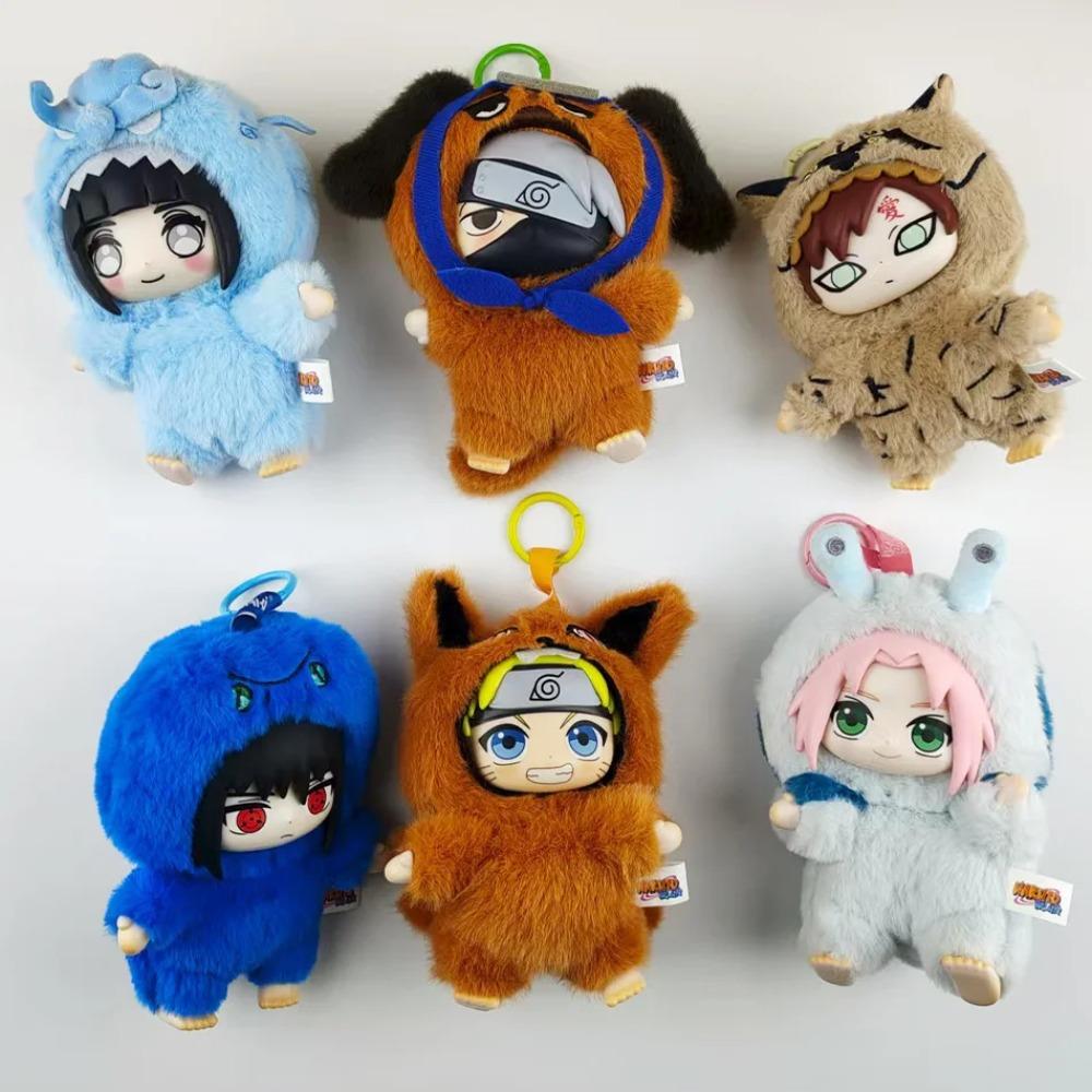 Auf Lager miniso Naruto Itachi Sasuke Kakashi Gaara Serie Blind Box Trendige Spielzeugfigur Plüschanhänger Sammlung Weihnachtsgeschenk