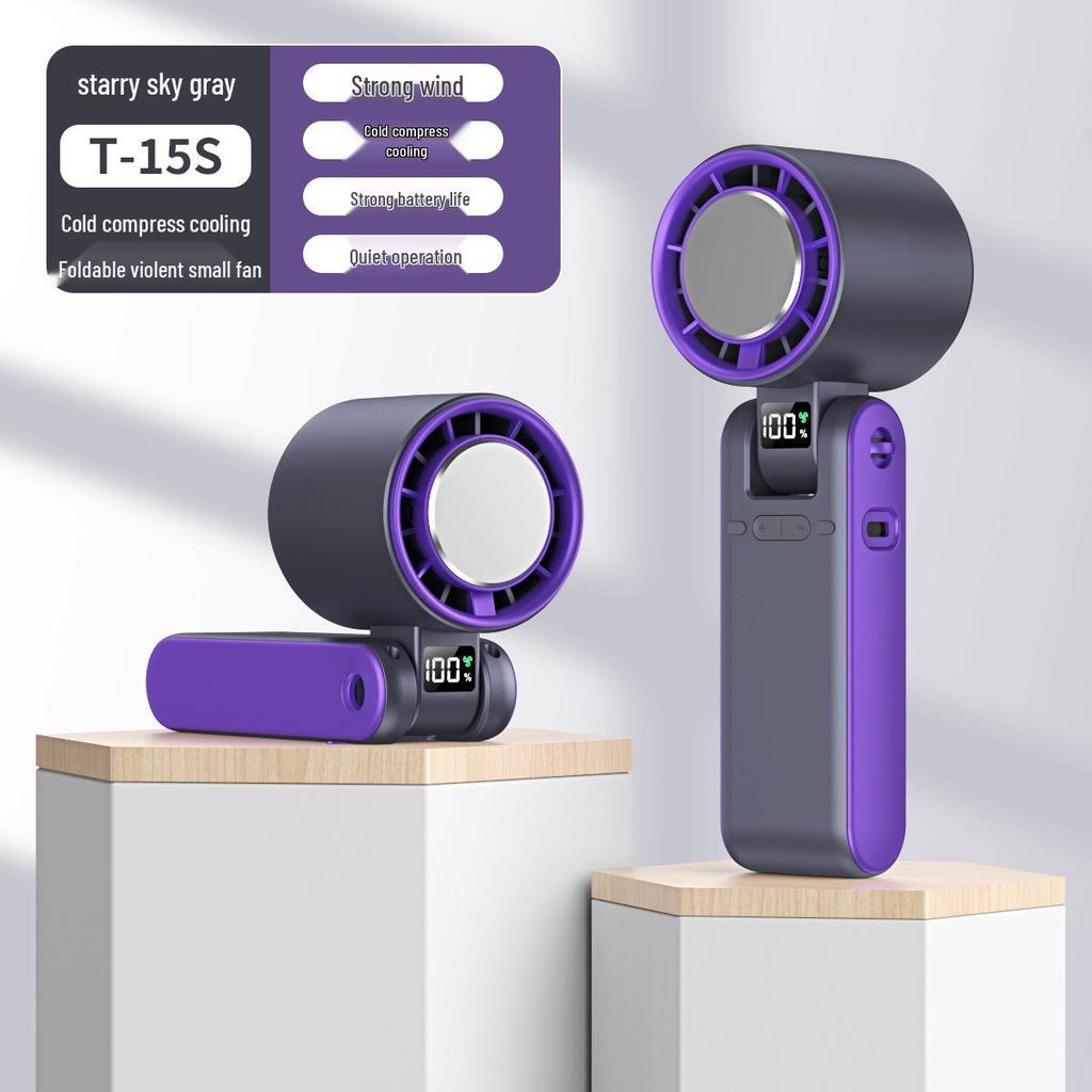 Rechargeable USB Folding Handheld Fan for Dorms