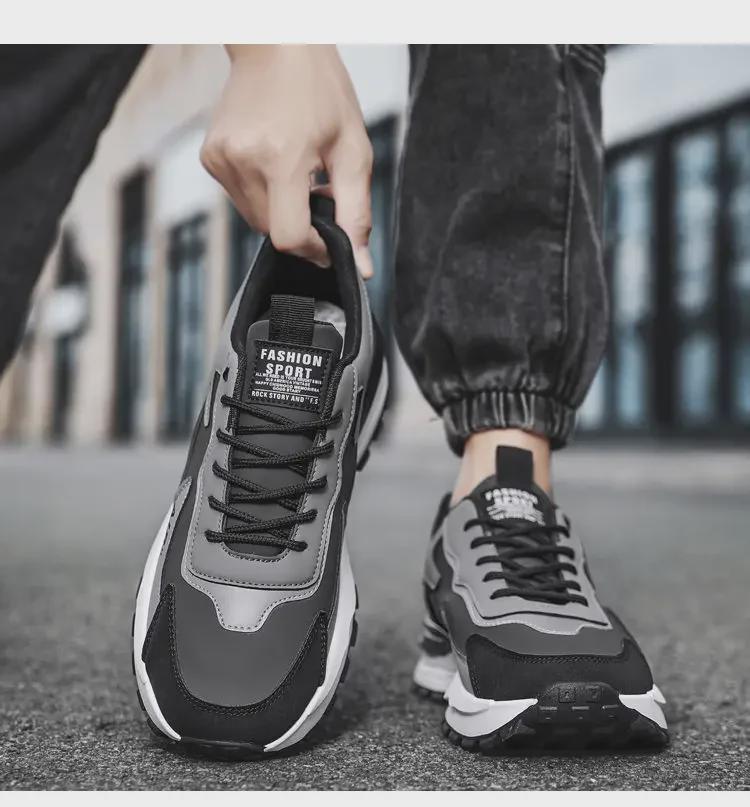 2024 Herren Casual Wasserdichte Leder Sportschuhe - Herbst & Sommer, Rutschfest, Trendy, Arbeitsbereit