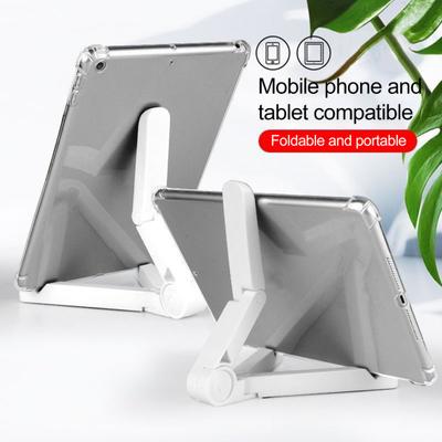 Plastic Tablet Holder Portable Travel Non-slip Adjustable Foldable Universal Tablet Mobile Phone