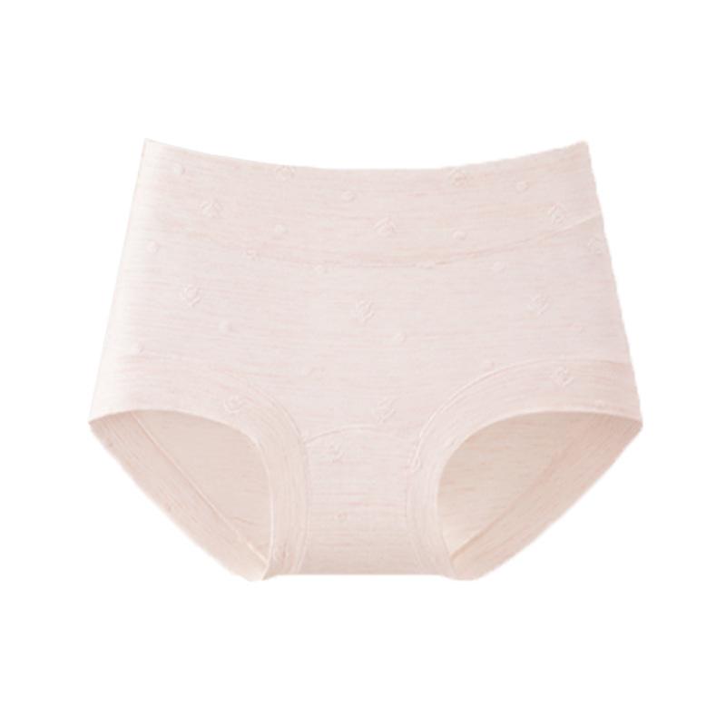 Plus Size Women's Summer Thin 10A Bacteriostatic Extended Crotch Comfortable Breathable Hip High Waist Briefs