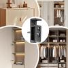Wardrobe Cabinet Board Clips 4 Piece Beveled Fixing Jig 15-20mm Woodworking Closing Fixing Clip For Home Office Closet Doors