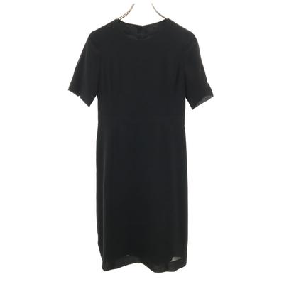 UNITED ARROWS Made In Japan Short Sleeve One Piece 38 Black Women Used