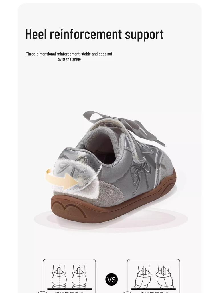 Girls' De Xun Autumn/Winter 2025 Lightweight Suede Sneakers - Big Girls' Casual Skate Shoes