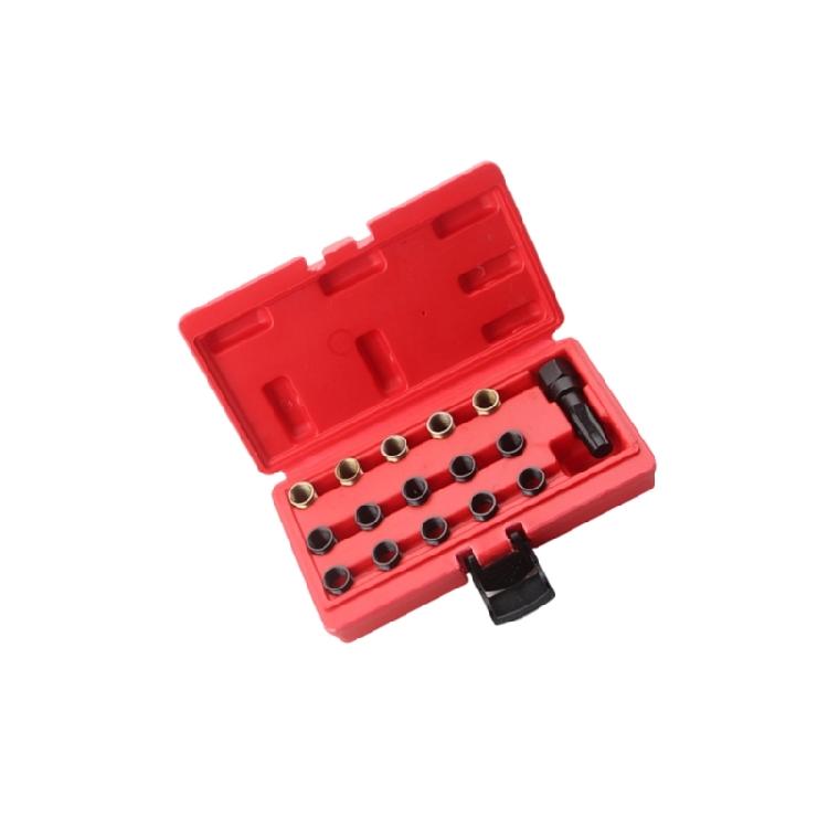 Spark Plugs Thread Insert Set High Strength Carbon Steel Construction Thread Restorer Tap with Storage Box Universal
