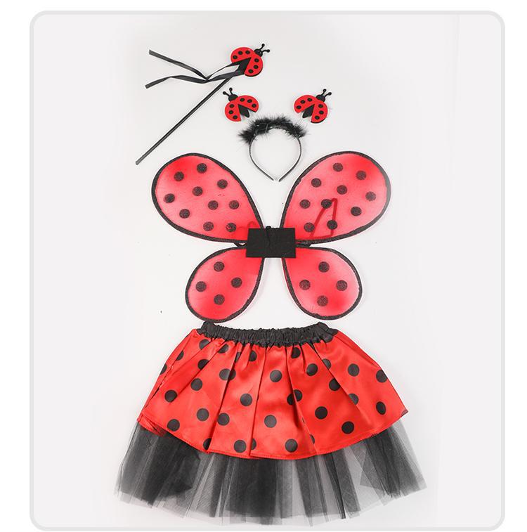 

Доступный: Женский костюм крыльев божьей коровки для выступлений на выпускном вечере One size