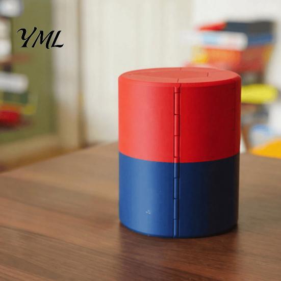 Hardware Storage Solution 3D Printed Magnet Organizer, N/S Pole Separated Roll-Up Magnetic Partitioned Box Holder, Foldable Cylinder Container,