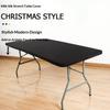 Spandex Tablecloth Elastic Fitted Stretch Rectangular Tablecloth Washable And Wrinkle Resistant Patio Table Cover