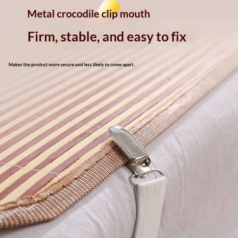 Bettlakenklammern Verstellbare Bettlakenhalter Gurte Set von 4 Elastische Spannbettlakenklammern Befestiger für Zuhause Hotel