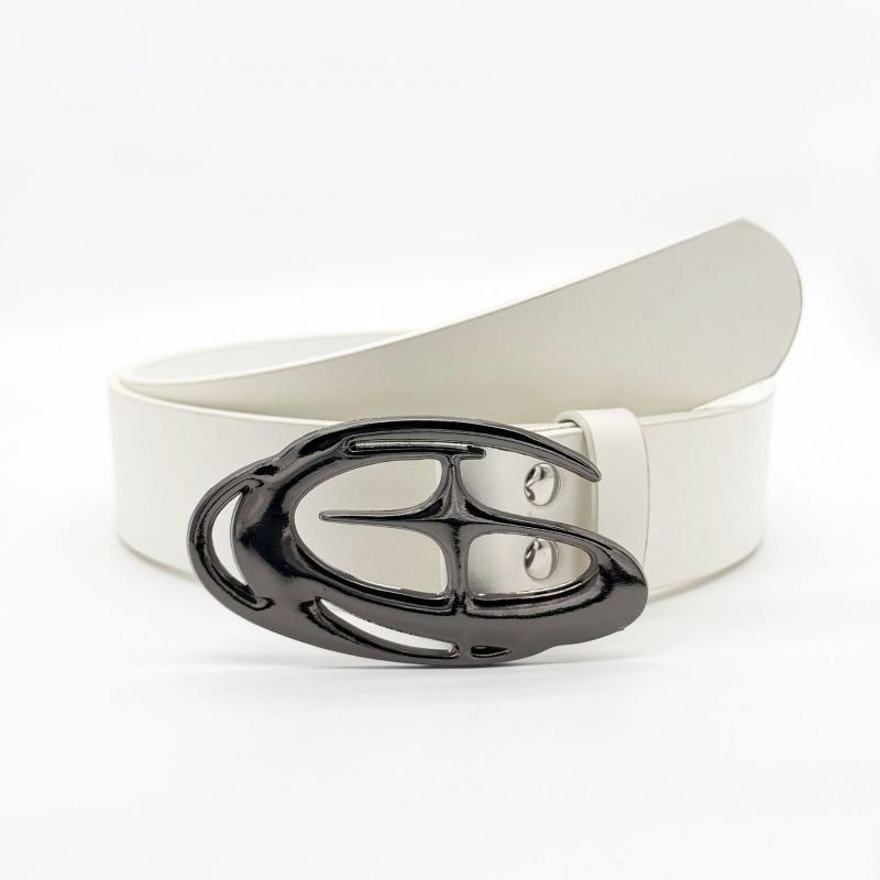 2026 Y2K Punk Hollow Waist Fake Leather Belt Fashion Gothic Accessory Buckle for Men and Women