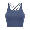 Lu Same Sports Bra for Women 2025 New Outdoor Removable Bubble Wrap Running Fitness Beauty Back Yoga Vest