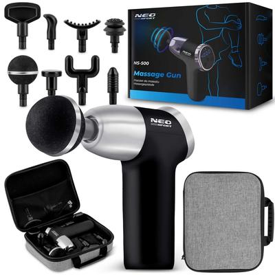 Body Massage Gun 8 Attachments Ns-500 Neo-Sport Black