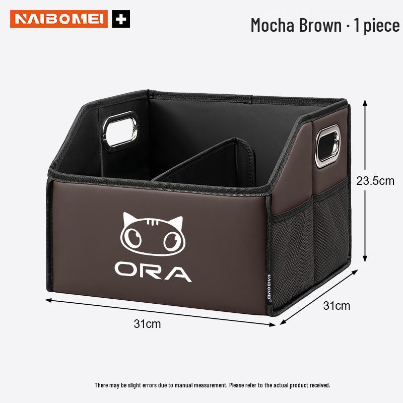 ORA Cat Car Trunk Foldable Storage Box: Versatile Storage for Good Cat, Ballet Cat, Lightning Cat, and Punk Cat Models.