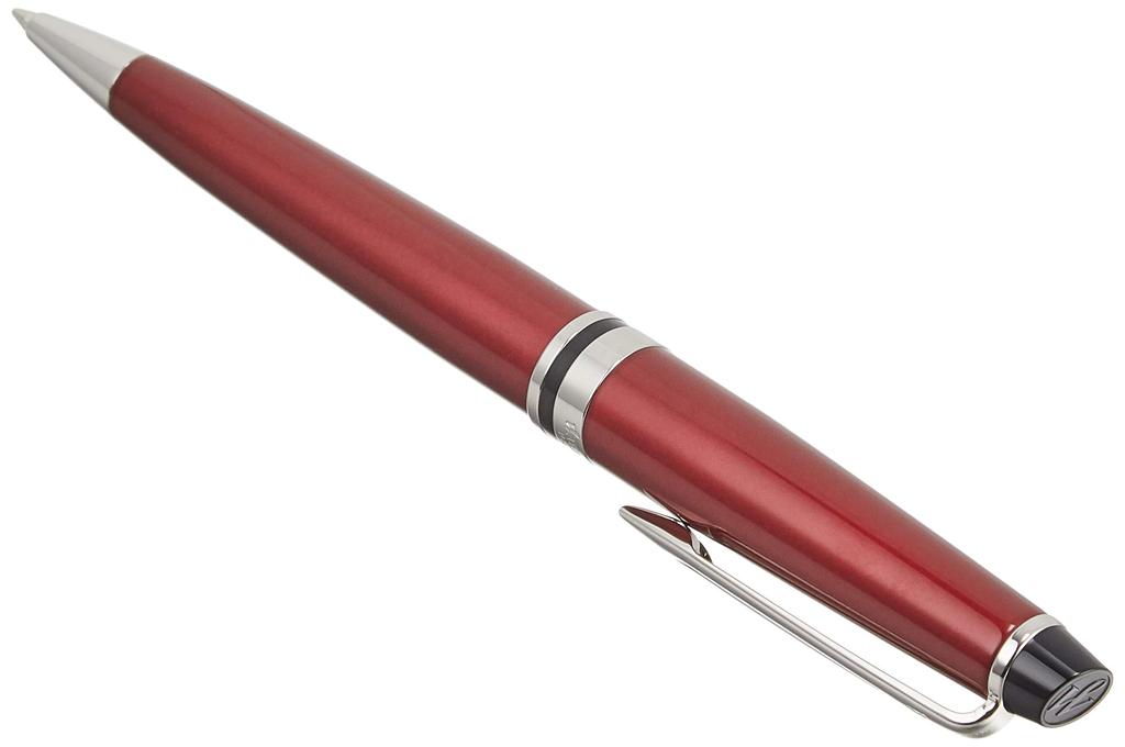 Waterman Expert Essential Ballpoint Dark Red Fine Gift Officially Product Number 2093764 Pen, CT, Nib, Oil-Based, Boxed, Imported,