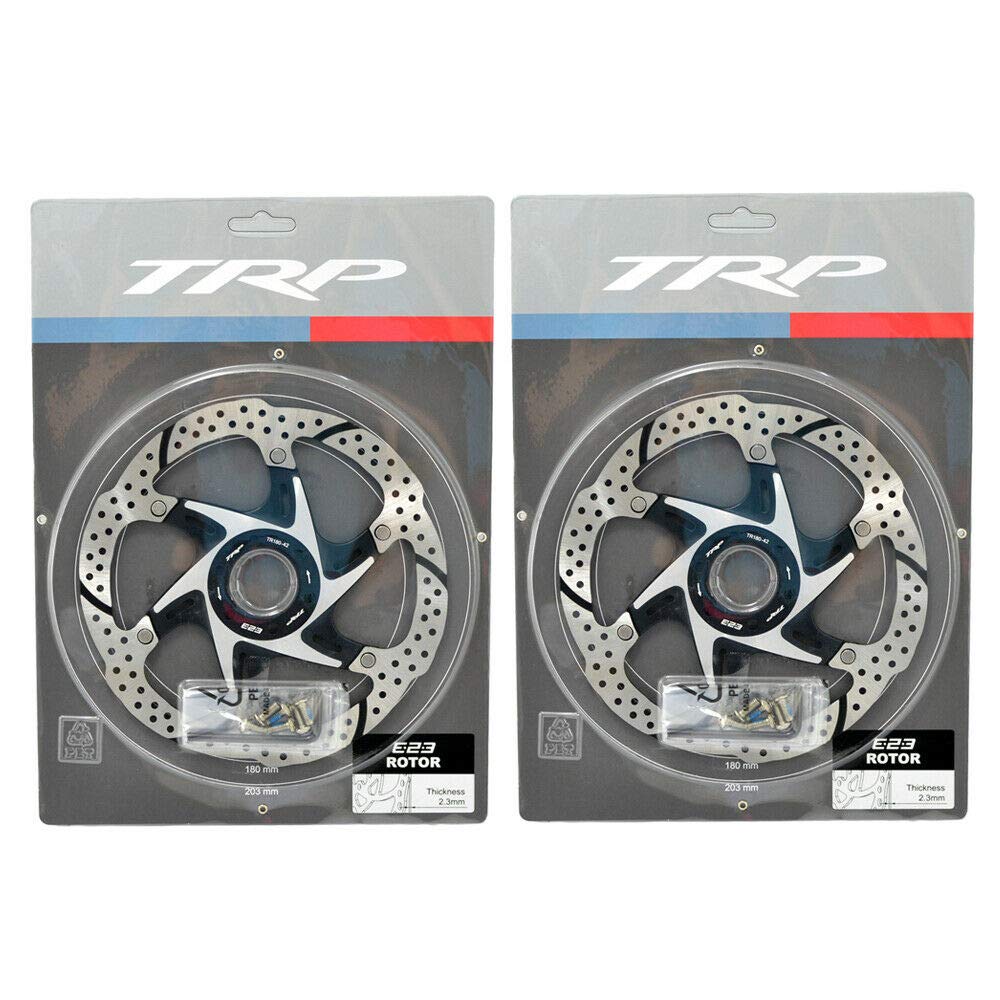 TRP DHR and Only Thickness Disc Brake Rotor STB2204 TRP-42 E-MTB 2.3mm 6-Bolt 180mm, 2PCs,