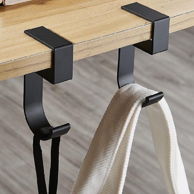 Aluminum Schoolbag Hanger Space Saving Desk Side Bag Hangers Convenient Backpack Hook for Classroom and Office Desks