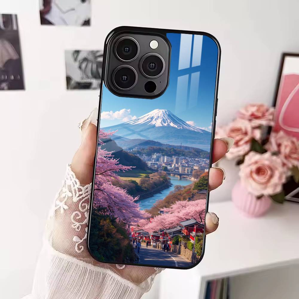 Mount Fuji Sunset Phone Case For iPhone 17,16,15,14,13,12,Plus,Pro,Max For Magsafe Magnetic Wireless Charge