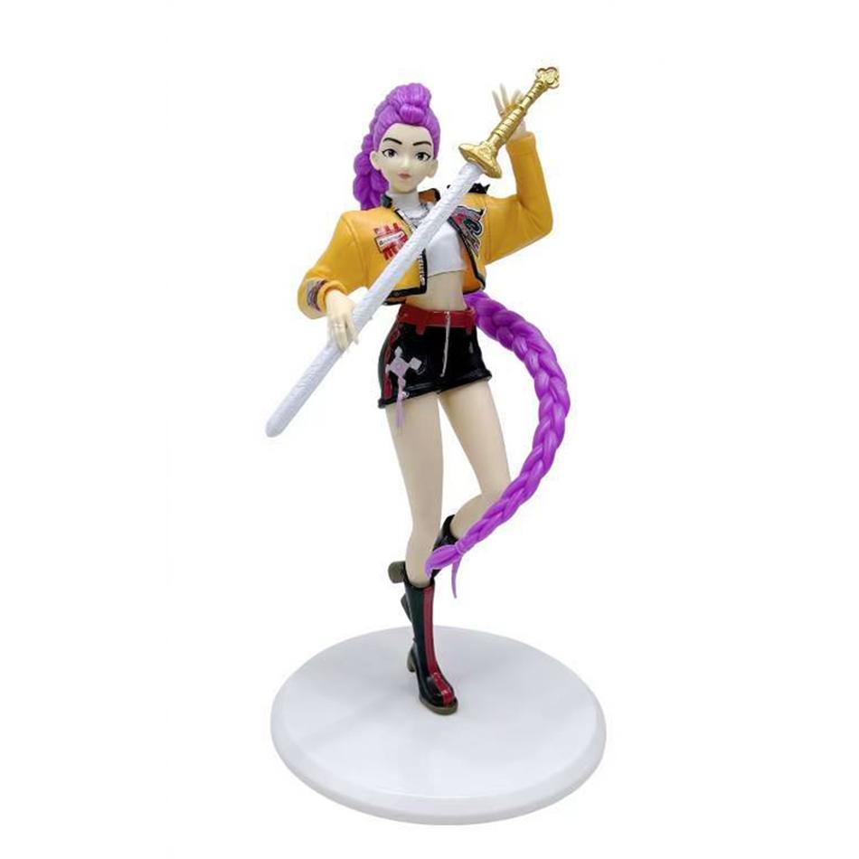 New Anime Kpop Demon Hunters Action Figure Model Toy 16CM Demon Hunters Rumi Ornament Collection Figures Model Toy For Kid
