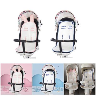 Multifunctional Baby Car Seat Liner Ice Silk Cooling Mat Pad with Breathable Fabric for Strollers and High Chairs