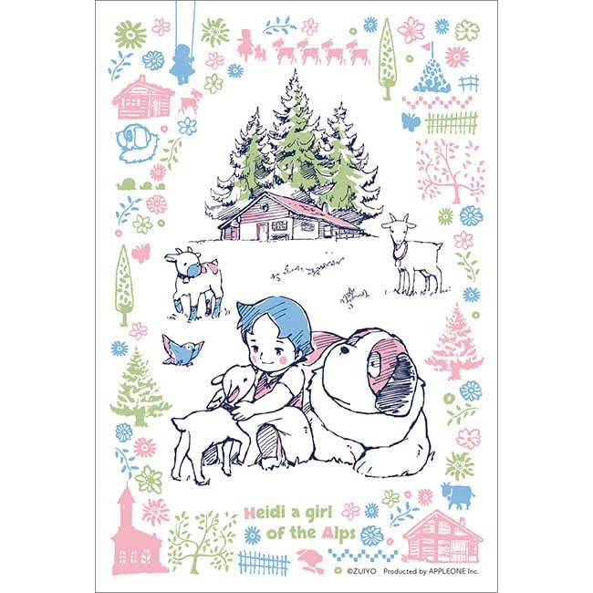 

APPLEONE Mini Puzzle Day in the Girl of the 120 Made in x 10 cm 120-022 A Alps (Heidi, Alps) pieces, Japan, 14.7 (Postcard size)