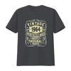 Unisexs Born In 1964 Birthday Vintage Perfectly Aged Made T Shirt Black Vintage Washed Soft Designer Clothes Slightly Breathable