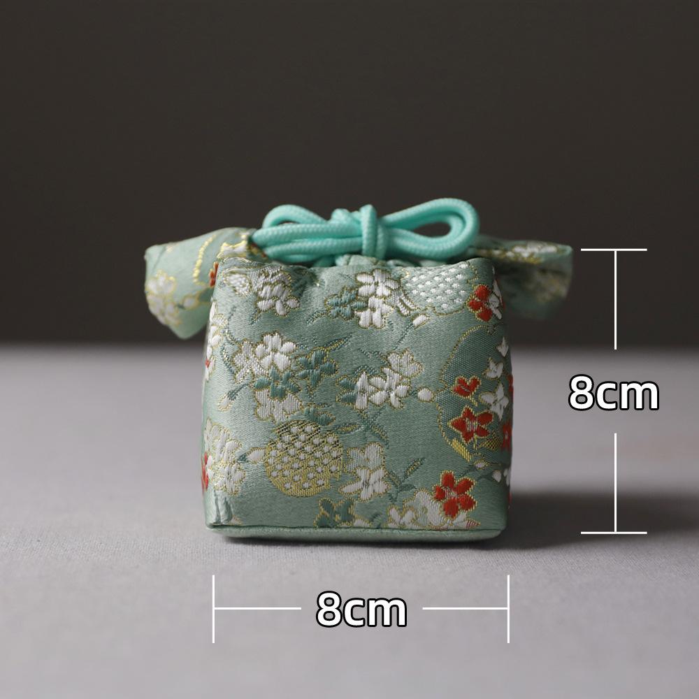 Travel Bag Storage Pouch Tea Set Teapot Cup Bag Japanese Style Multifunctional Portable Drawstring Tea Ceremony Accessories New