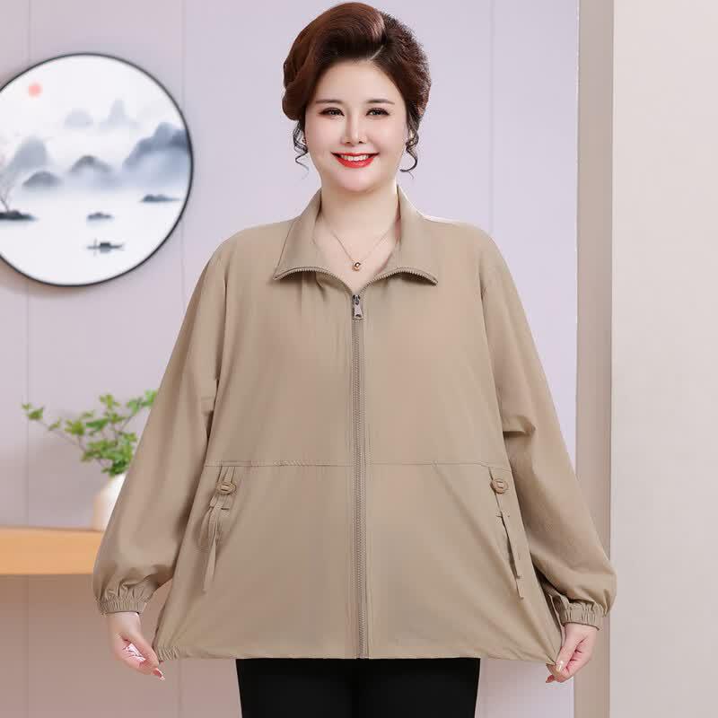 YUZHAOLIN Women's Plus Size Spring Summer Jacket