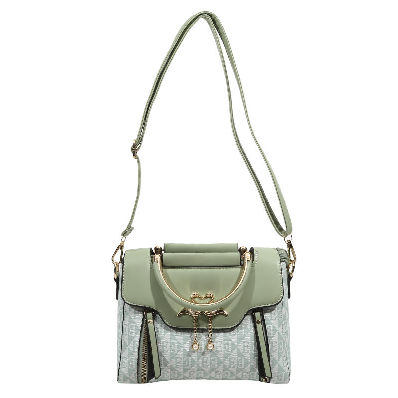 Fashion Women Shoulder Bag PU Leather Small Square Purse Luxury Print Handbag Elegant Crossbody Bag For Ladies Casual Party Office