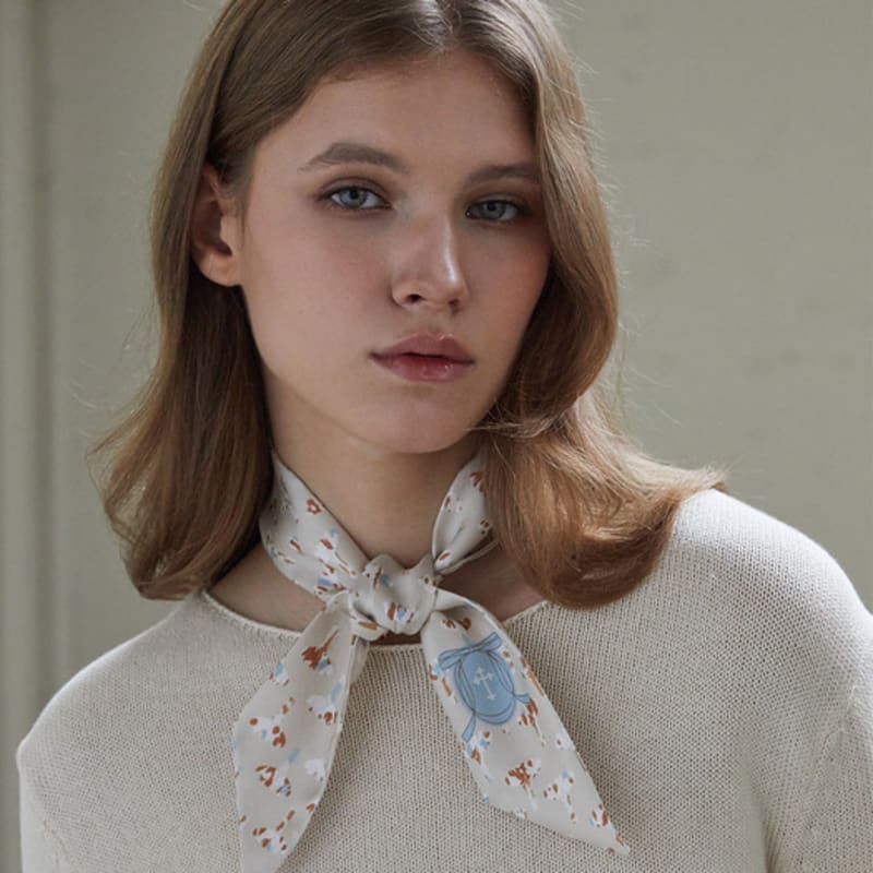 ANA MAISON Cocoma Twilly Seidenschal [PMT-1416]