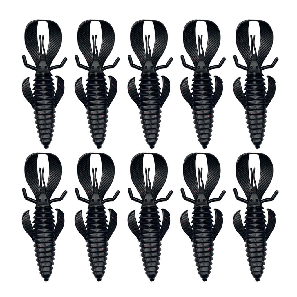 10Pcs Soft Wacky Rigs Worms Baits Plastic Fishing Lures Worms Fishing Lures Drop Short Worms Artificial Baits Swimbaits