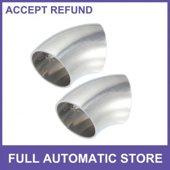 OD 1 Inch 45 Degree 0.039  Thickness Stainless Steel Exhaust Elbow Pipe