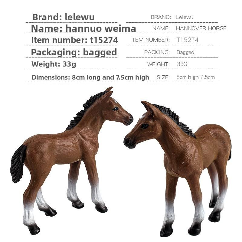 Hannoveraner Pferd Statisches PVC Modell Für Modell Sammler Geschenk Oder Ausstellungsstück