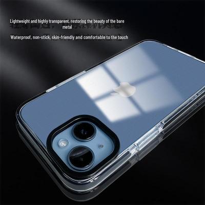 Transparent 3-in-1 Anti-Fall Phone Case for Apple 11/12/13/14 Pro Max/15