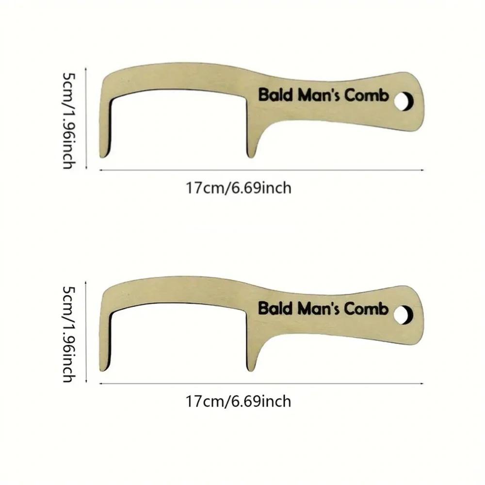 Funny Comb For Bald Men Novelty Party Favors Hair Styling Tool for Adults Weird Stuff Father's Day Gifts Cute Aesthetic Gadgets