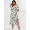 Bohemian Sexy Deep V-neck Batwing Sleeve Dress