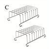 Stainless Steel Versatile Cooking Rack Use As Toast Stand Bread Rack Baking Grid Pizza Plate Grill Pot and Air Fryer Tool