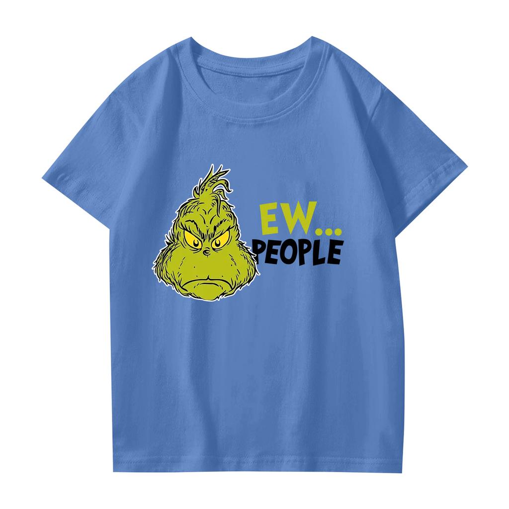 Fashionable Round Neck Short Sleeve Work Clothes Printed Tops For Womens Summer Tops