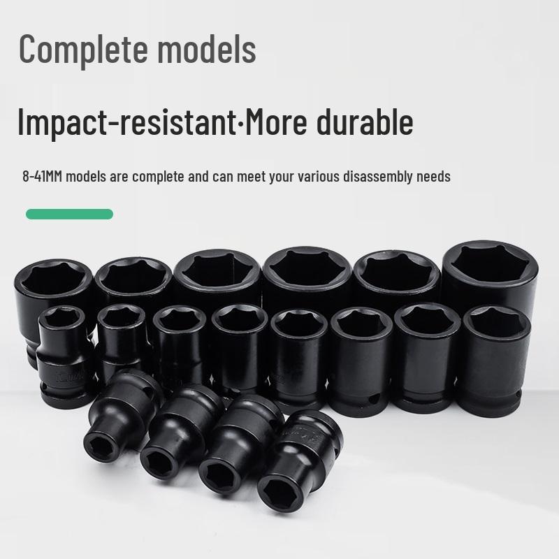 1/2" Pneumatic Hex Thickened Air Impact Wrench Short Socket Head Tool