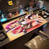 Sterne K-Pop Gaming-Mauspad Tastaturmatte Computertisch Tastaturmatte Rutschfester Gummiboden Computertisch Büro Dekoration Zubehör