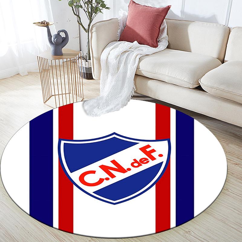 Club Atletico Independiente2 Round Area Rug,Carpet Rug for Living Room Bedroom Sofa Playroom Decor,Non-slip Floor Mat