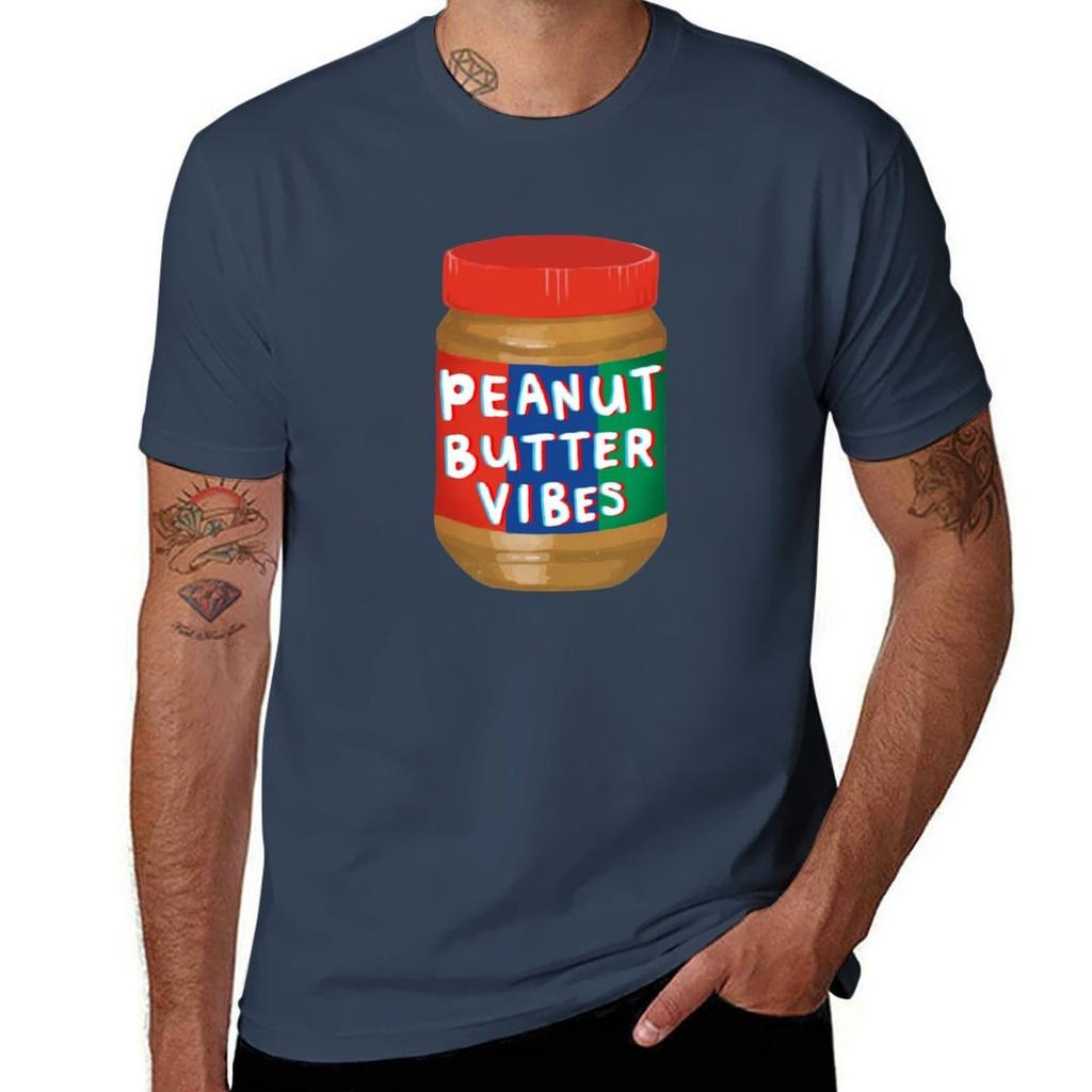 Peanut Butter Vibes TShirt Soft Durable Cotton TShirt