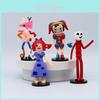 Whimsical Circus Toy Model Kit Pvc Material 8 Characters Rabbit Clown Cake Topper