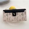 Printed Women Long Wallet Flower Multiple Cards Purse Organ Card Holder Two Fold Purse  Daily