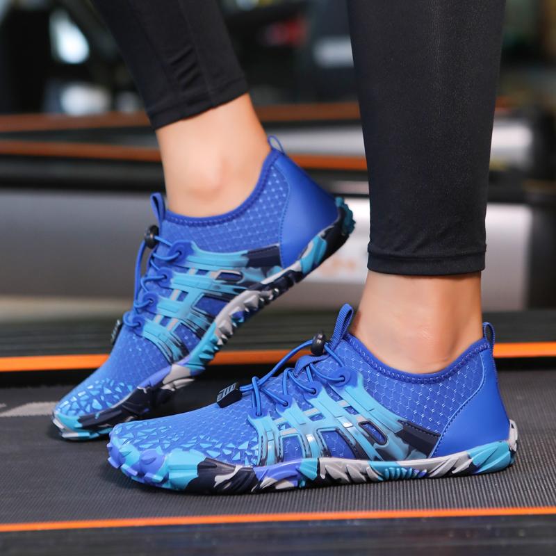 Fashion New Arrival Water Shoes Qiuck-Dry Aqua Shoes Men Women Outdoor Beach Swimming Wading Breathable Five-Finger Sneakers Size 35-46