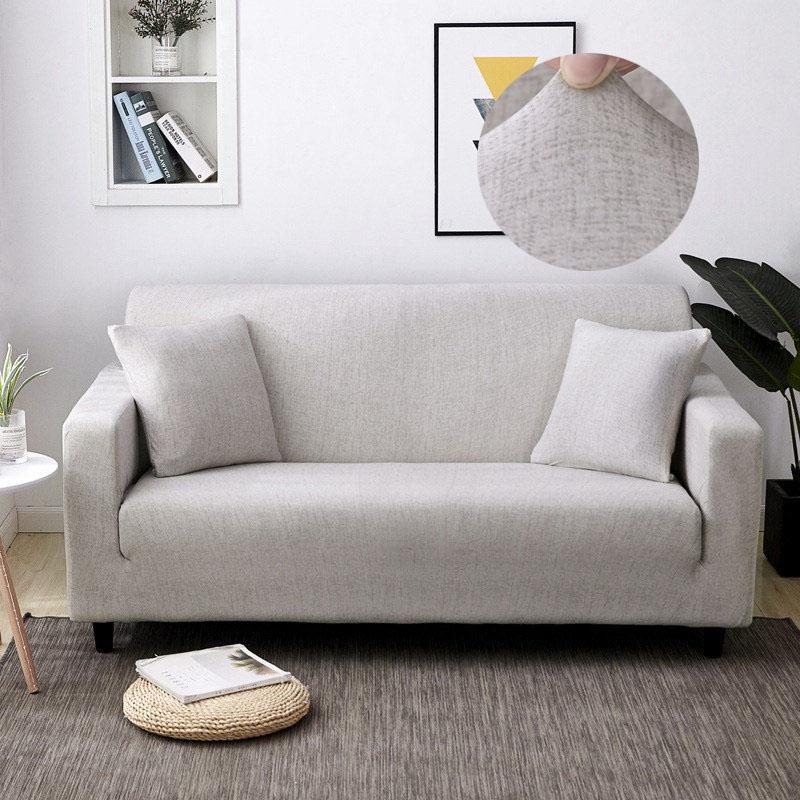 Stretch Sofa Cover Geometry  For Living Room Furniture Protector Couch Cover With Elastic Bottom Sofa Slipcovers For Pets, Kids