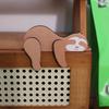 Stable Bear Door Frame Decoration Mobility Sleeping Bear Door Corner Protector  Nursery Decor