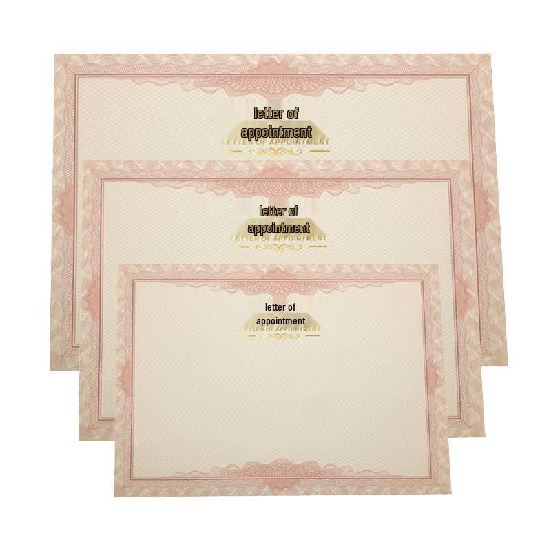 ENYOU 10-Sheet Certificate Inner Pages