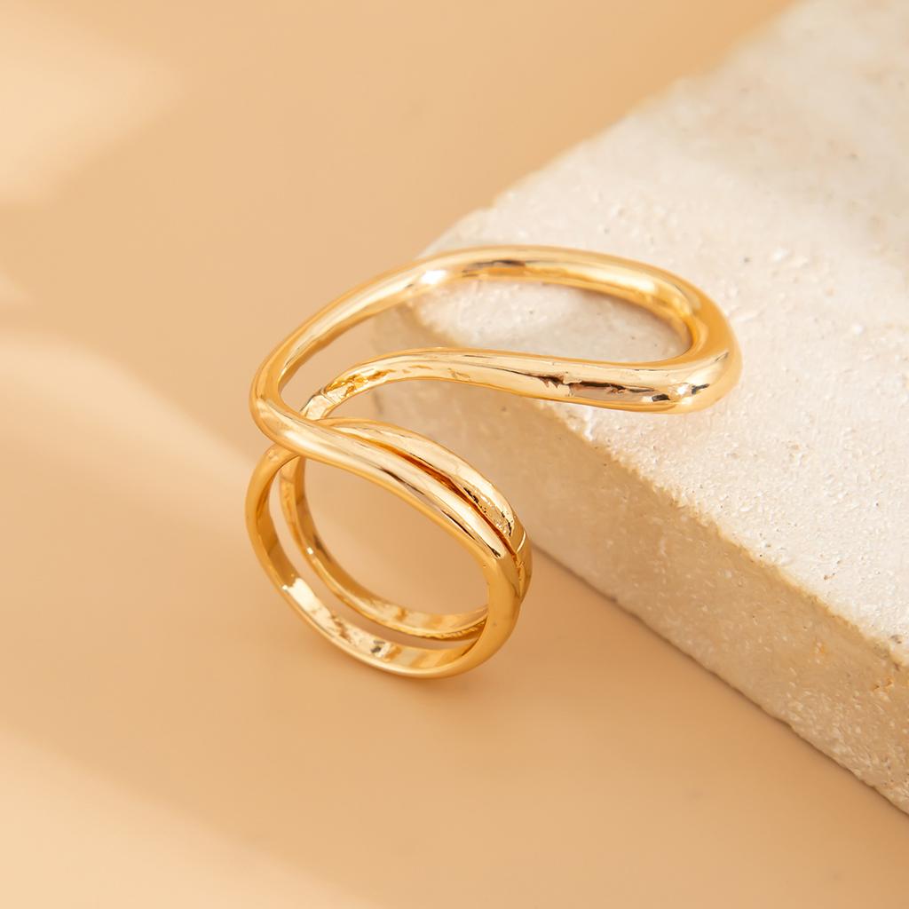 Accessories, Wind Irregular Metal Bracelet, Personalized Opening Convex Bracelet Set