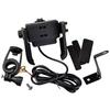 Motorcycle Phone Holder with Charging for Mirror Mount Strong For Construction Fits Most Motorcycles and Ebikes